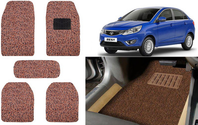 Auto Kite Plastic, PVC, Vinyl Standard Mat For  Tata Zest(Brown)