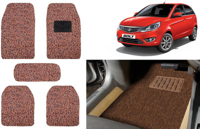 Auto Kite Plastic, PVC, Vinyl Standard Mat For  Tata Bolt(Brown)