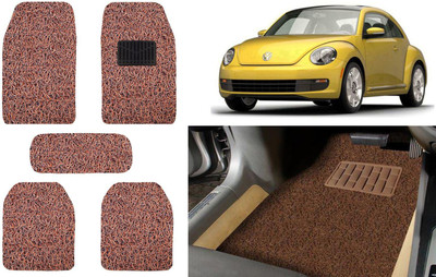 Auto Kite Plastic, PVC, Vinyl Standard Mat For  Volkswagen Beetle(Brown)