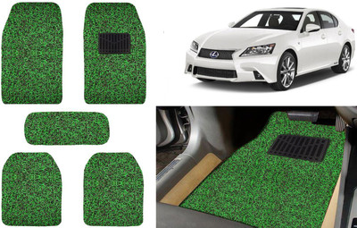 Auto Kite Plastic, PVC, Vinyl Standard Mat For  Lexus GS(Green, Black)