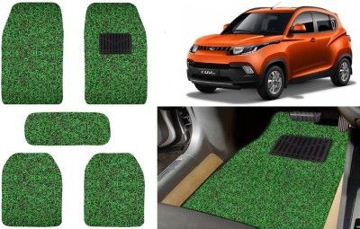 Auto Kite Plastic, PVC, Vinyl Standard Mat For  Mahindra KUV 100(Green, Black)