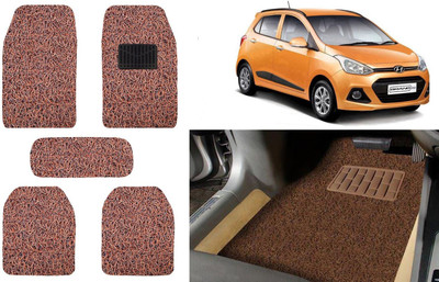 Auto Kite Plastic, PVC, Vinyl Standard Mat For  Hyundai Grand i10(Brown)