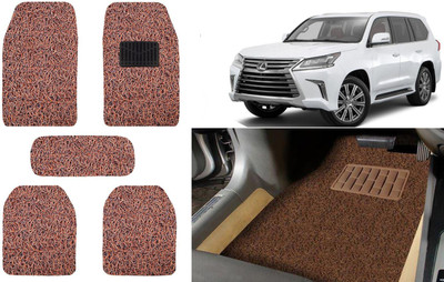 Auto Kite Plastic, PVC, Vinyl Standard Mat For  Lexus LX(Brown)