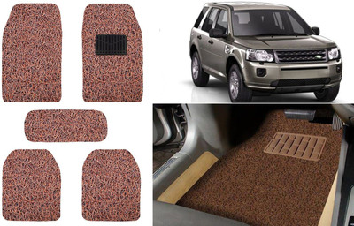 Auto Kite Plastic, PVC, Vinyl Standard Mat For  Land Rover Freelander 2(Brown)