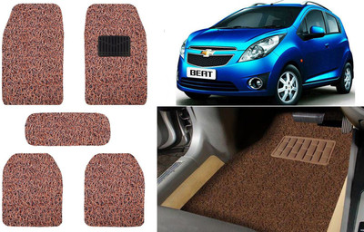 Auto Kite Plastic, PVC, Vinyl Standard Mat For  Chevrolet Beat(Brown)