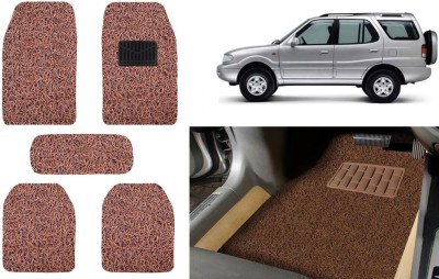 Auto Kite Plastic, PVC, Vinyl Standard Mat For  Tata Safari(Brown)