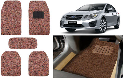 Auto Kite Plastic, PVC, Vinyl Standard Mat For  Subaru Impreza(Brown)