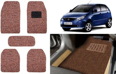 Auto Kite Plastic, PVC, Vinyl Standard Mat For  Tata Indica Vista(Brown)