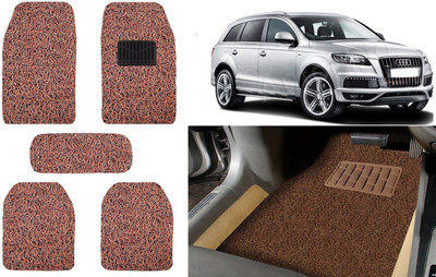 Auto Kite Plastic, PVC, Vinyl Standard Mat For  Audi Q7(Brown)