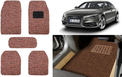 Auto Kite Plastic, PVC, Vinyl Standard Mat For  Audi A7(Brown)