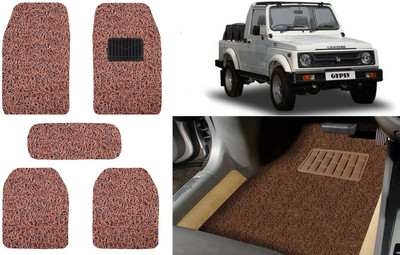 Auto Kite Plastic, PVC, Vinyl Standard Mat For  Maruti Suzuki Gypsy MG-410(Brown)