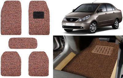 Auto Kite Plastic, PVC, Vinyl Standard Mat For  Tata Indigo(Brown)