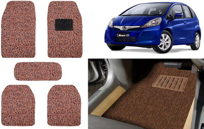 Auto Kite Plastic, PVC, Vinyl Standard Mat For  Honda Jazz(Brown)