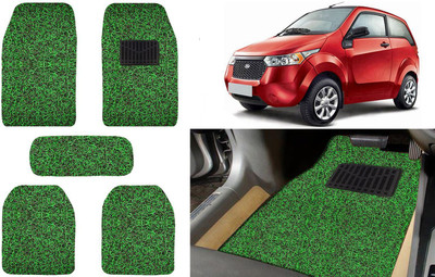 Auto Kite Plastic, PVC, Vinyl Standard Mat For  Mahindra Reva(Green, Black)