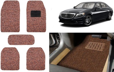 Auto Kite Plastic, PVC, Vinyl Standard Mat For  Mercedes Benz S500(Brown)