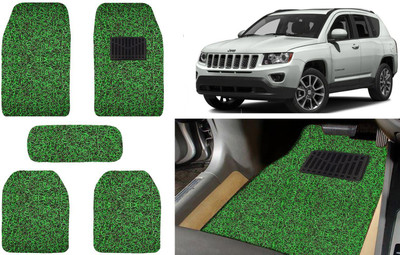 Auto Kite Plastic, PVC, Vinyl Standard Mat For  Jeep Jeep(Green, Black)
