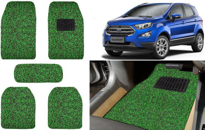 Auto Kite Plastic, PVC, Vinyl Standard Mat For  Ford Ecosport(Green, Black)