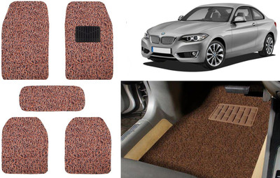 Auto Kite Plastic, PVC, Vinyl Standard Mat For  BMW 2 Series(Brown)