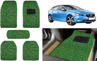 Auto Kite Plastic, PVC, Vinyl Standard Mat For  Volvo V40(Green, Black)