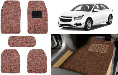 Auto Kite Plastic, PVC, Vinyl Standard Mat For  Chevrolet Cruze(Brown)