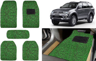 Auto Kite Plastic, PVC, Vinyl Standard Mat For  Mitsubishi Pajero Sport(Green, Black)