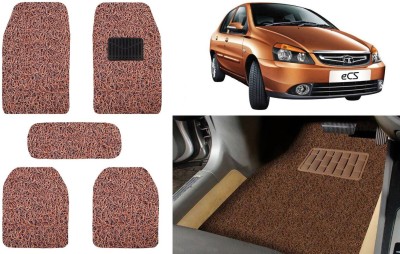 Auto Kite Plastic, PVC, Vinyl Standard Mat For  Tata Indigo CS(Brown)