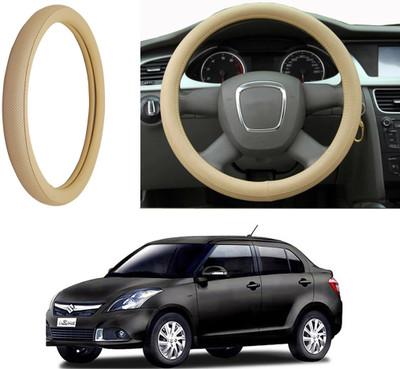 Auto Kite Steering Cover For Maruti Swift Dzire(Beige, Leatherite)