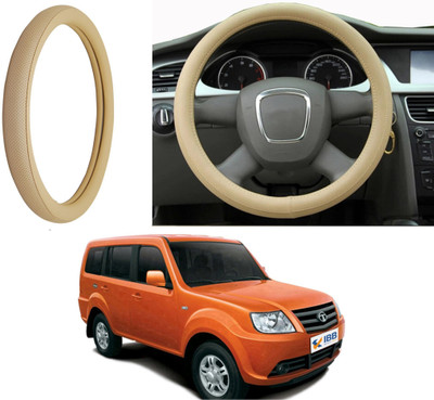 Auto Kite Steering Cover For Tata Grand Dicor(Beige, Leatherite)