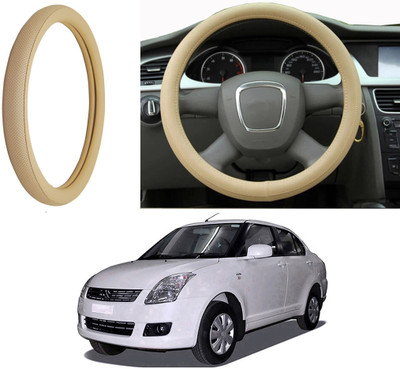 Auto Kite Steering Cover For Maruti Swift Dzire(Beige, Leatherite)