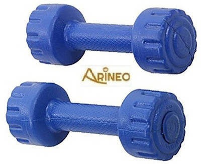 ARINEO PVC Dumbells 1 Kg Colored PVC Dumbells (2Pcs) Blue Fixed Weight Dumbbell(1 kg)