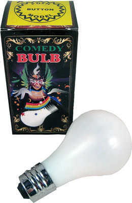 R.s.Magic Tricks Light Comedy Bulb White Magic tricks toys items wand sticks card kit for kids magician set Gag Toy(White)