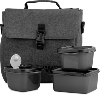 TUPPERWARE Urban Lunch Set 3 Containers Lunch Box(1050 ml)