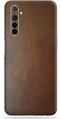 Satisfactory Realme6, Realme 6 Mobile Skin(Brown Leather With Matte Finish)