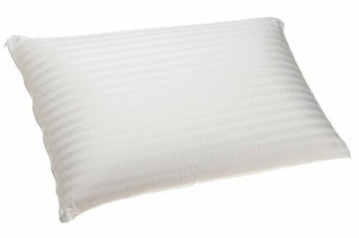 The Divine Sleeping Pillows Microfibre Stripes Sleeping Pillow Pack of 2(White)