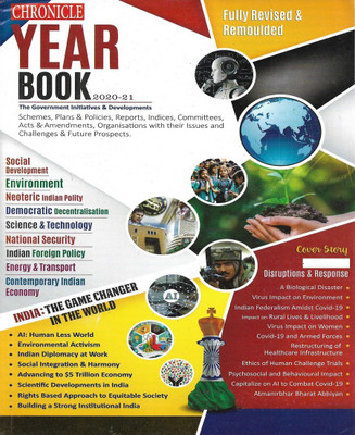 Chronicle Year Book 2020-21 In English 472 Pages(Hardbook, Neeraj Singh)