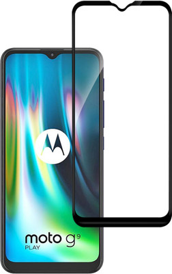 HUPSHY Edge To Edge Tempered Glass for Motorola Moto G9 Play(Pack of 1)