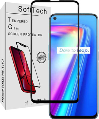 SoftTech Edge To Edge Tempered Glass for Realme 6, Realme 6i, Realme 7, Realme 7i, Realme Narzo 20 Pro(Pack of 1)