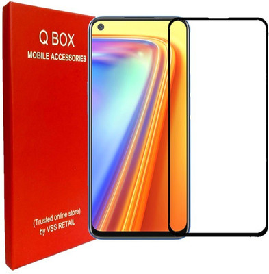 Q Box Edge To Edge Tempered Glass for realme 7(Pack of 1)
