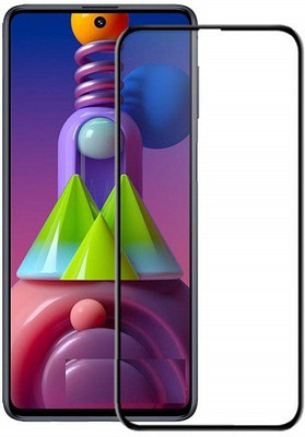 Bodoma Edge To Edge Tempered Glass for Samsung Galaxy F62, Samsung Galaxy M51(Pack of 1)