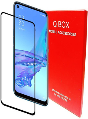 Q Box Edge To Edge Tempered Glass for Oppo A53(Pack of 1)