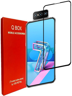 Q Box Edge To Edge Tempered Glass for Asus Zenfone 7(Pack of 1)