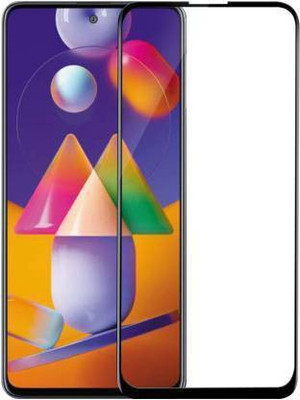 Geleser Edge To Edge Tempered Glass for Samsung Galaxy M31s(Pack of 1)
