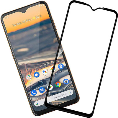 INFINITYWORLD Edge To Edge Tempered Glass for Nokia 5.3(Pack of 1)