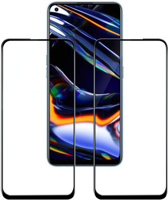 VAlight Edge To Edge Tempered Glass for Realme 7 Pro(Pack of 2)