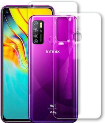 PR SMART Front and Back Tempered Glass for Infinix Hot 9 Pro(Pack of 2)