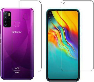 PR SMART Front and Back Tempered Glass for Infinix Hot 9 Pro(Pack of 2)