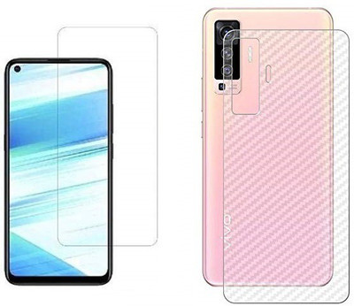 Bodoma Front and Back Tempered Glass for Vivo X50(Pack of 2)