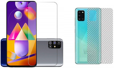 Bodoma Front and Back Tempered Glass for Samsung Galaxy M31s(Pack of 2)