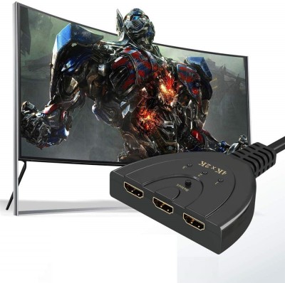 Twixxle XII™-125-YH-Pigtail Cable Supports Full HD 4K 1080P 3D Player Media Streaming Device(Black)