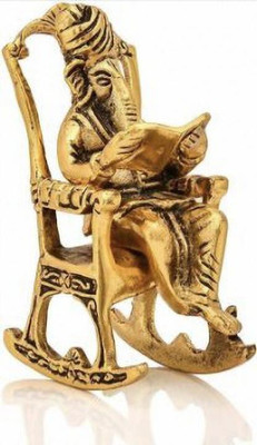 Gayatri Decorative Showpiece  -  16 cm(Metal, Gold)